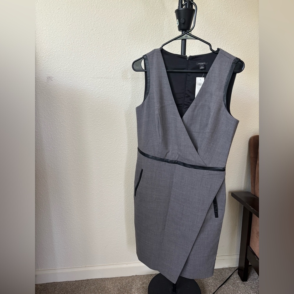 Ann Taylor Grey Dress